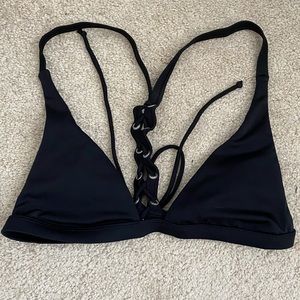 Tie up back bikini top, never worn, size small